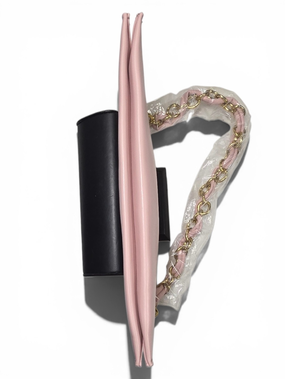 Enrico Coveri Pink Clutch Bag Chain Strap With Cross Body Strap Option 12x7.5x1 - Picture 7 of 13